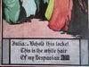 Longfellow Poetry Romantic Scene Women's Fashion c. 1920's original art
