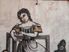 Helen of Troy Her Rose 1840's juvenile wood engraved print hand color