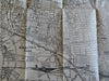 Newark New Jersey Indexed Street Plan Subway Lines Bus Routes 1939 pocket map