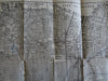 Newark New Jersey Indexed Street Plan Subway Lines Bus Routes 1939 pocket map