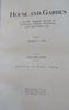 House & Garden Magazine 1904 Complete Year's Run 12 Issues 2 vol. leather set