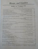 House & Garden Magazine 1904 Complete Year's Run 12 Issues 2 vol. leather set