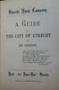 Utrecht Netherlands Travel Guide c. 1900 illustrated tourist info book w/ map