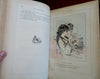 Les Parisiennes French French Humorous Scenes 1879 leather color plate book