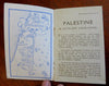 Lot x 4 Holy Land Israel Palestine Jorden c. 1940-60's illustrated brochures
