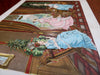 Women at Tea Time Fashion Costume Bird Cage Statue 1880s Paper Doll Print scene