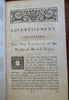 Jean de la Bruyere French Philosopher Collected Works 1713 Rowe leather 2 v. set