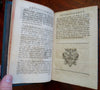 Jean de la Bruyere French Philosopher Collected Works 1713 Rowe leather 2 v. set