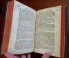 Jean de la Bruyere French Philosopher Collected Works 1713 Rowe leather 2 v. set