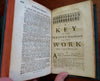 Jean de la Bruyere French Philosopher Collected Works 1713 Rowe leather 2 v. set