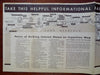 Chicago World Fair 1933 Tourist Pictorial Exhibition Map Greyhound Bus Souvenir