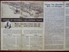 Chicago World Fair 1933 Tourist Pictorial Exhibition Map Greyhound Bus Souvenir