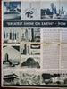 Chicago World Fair 1933 Tourist Pictorial Exhibition Map Greyhound Bus Souvenir