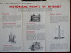 Boston Mass. Hotel Kenmore Cartoon Pictorial Map 1942 tourist brochure map