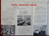 Boston Mass. Hotel Kenmore Cartoon Pictorial Map 1942 tourist brochure map