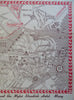 Boston Mass. Hotel Myles Standish c. 1940's cartoon pictorial city plan map
