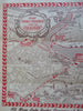 Boston Mass. Hotel Myles Standish c. 1940's cartoon pictorial city plan map