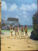 Bermuda Islands Advertising Map Tourist Scenes c. 1950's souvenir map