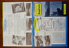 Rocky Mountain National Park Granby West Entrance c. 1940's tourist cartoon map