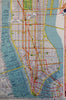 Hotel Lincoln New York City Manhattan map 1941 advertising city plan brochure