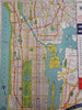 Hotel Lincoln New York City Manhattan map 1941 advertising city plan brochure