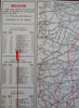 Savannah Georgia Hotel DeSoto Florida 1950's Auto Travel Routes tourist map