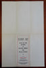 Savannah Georgia Hotel DeSoto Florida 1950's Auto Travel Routes tourist map