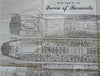 Queen of Bermuda Furness Bermuda Line Ship Plan c. 1955 advertising brochure