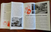 Scandinavia Tourism Promotional Brochure c. 1938 illustrated tourist info & maps