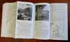 Scandinavia Tourism Promotional Brochure c. 1938 illustrated tourist info & maps
