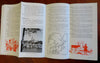 Scandinavia Tourism Promotional Brochure c. 1938 illustrated tourist info & maps