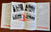 Scandinavia Tourism Promotional Brochure c. 1938 illustrated tourist info & maps