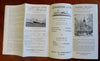 Scandinavia Tourism Promotional Brochure c. 1938 illustrated tourist info & maps