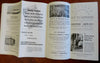 Scandinavia Tourism Promotional Brochure c. 1938 illustrated tourist info & maps