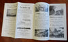 Scandinavia Tourism Promotional Brochure c. 1938 illustrated tourist info & maps