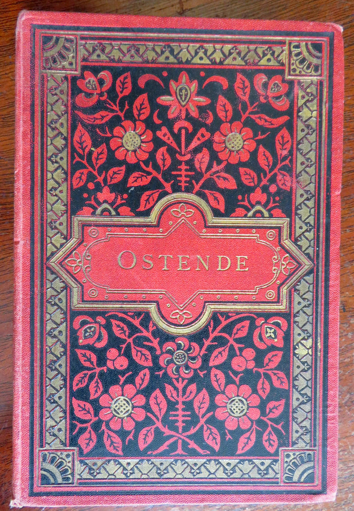 Ostend Belgium Souvenir Travel Album 1891 street scenes 13 photographic views