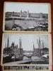 Amsterdam Holland Netherlands 1898 Tourist Souvenir Album 12 street scene photos