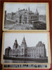 Amsterdam Holland Netherlands 1898 Tourist Souvenir Album 12 street scene photos