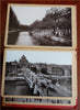 Amsterdam Holland Netherlands 1898 Tourist Souvenir Album 12 street scene photos