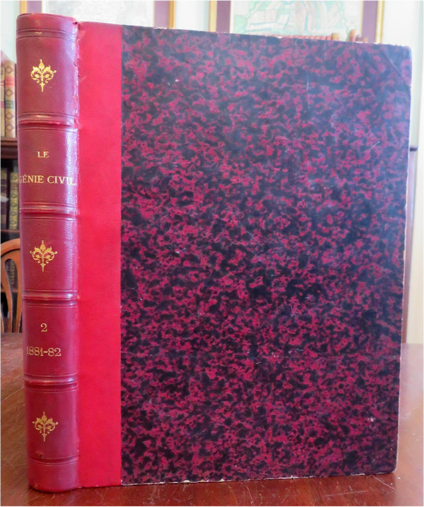 Civil Engineering Europe 1881 French illustrated journal all fields Industry etc