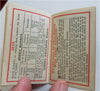Gimbel Brothers New York Bankers 1912 calendar rare miniature promo booklet