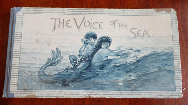Voice of the Sea Mermaids ocean stories 1891 chromolithographed juvenile book