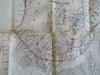 New Zealand & Free State of Congo 1885 rare RGS periodical 2 large detailed maps