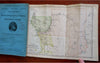 New Zealand & Free State of Congo 1885 rare RGS periodical 2 large detailed maps