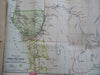 New Zealand & Free State of Congo 1885 rare RGS periodical 2 large detailed maps