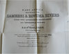 East Africa Zambesi River huge rare map 1885 Stanford Royal Geographic Society