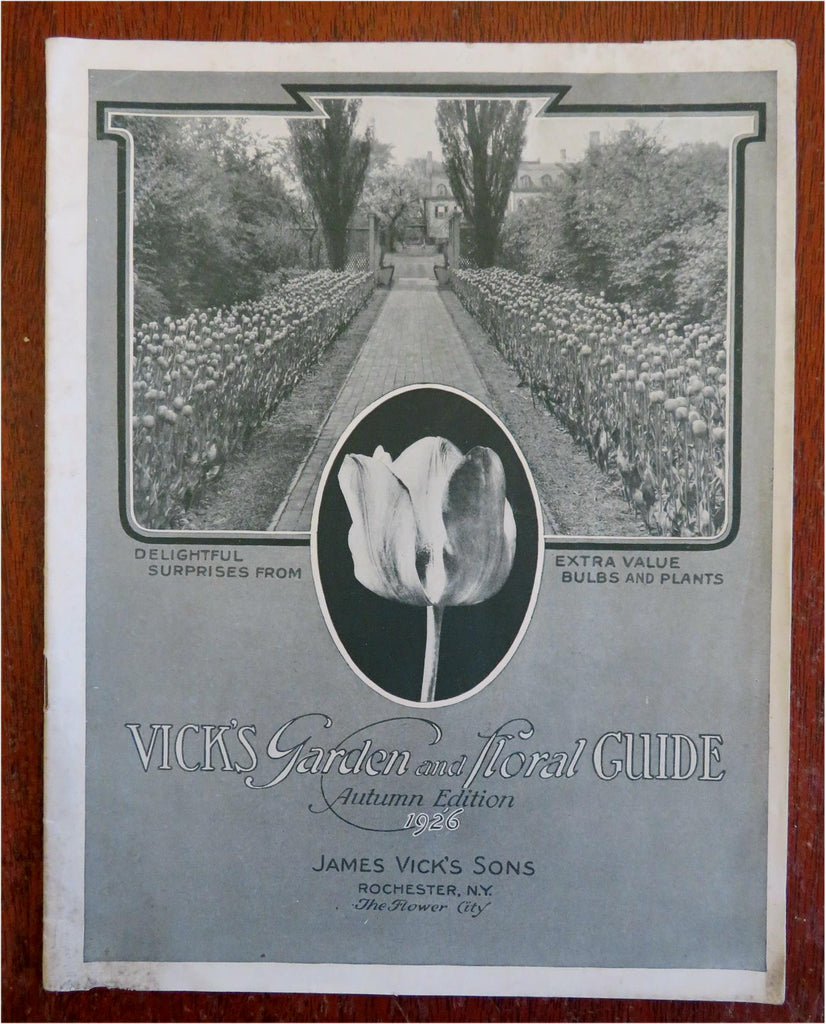 James Vick's Sons Gardening Floral Guide 1926 illustrated mail order catalog