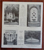 Erkins Studios Garden Ornaments Statues c. 1950 pictorial advertising catalog