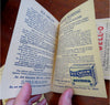 Jell-O Advertising Booklets Lot x 2 Pictorial Promo Books c. 1915 recipes