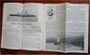 Oriental Steamship Company Japan China India c. 1910 travel brochure w/ map